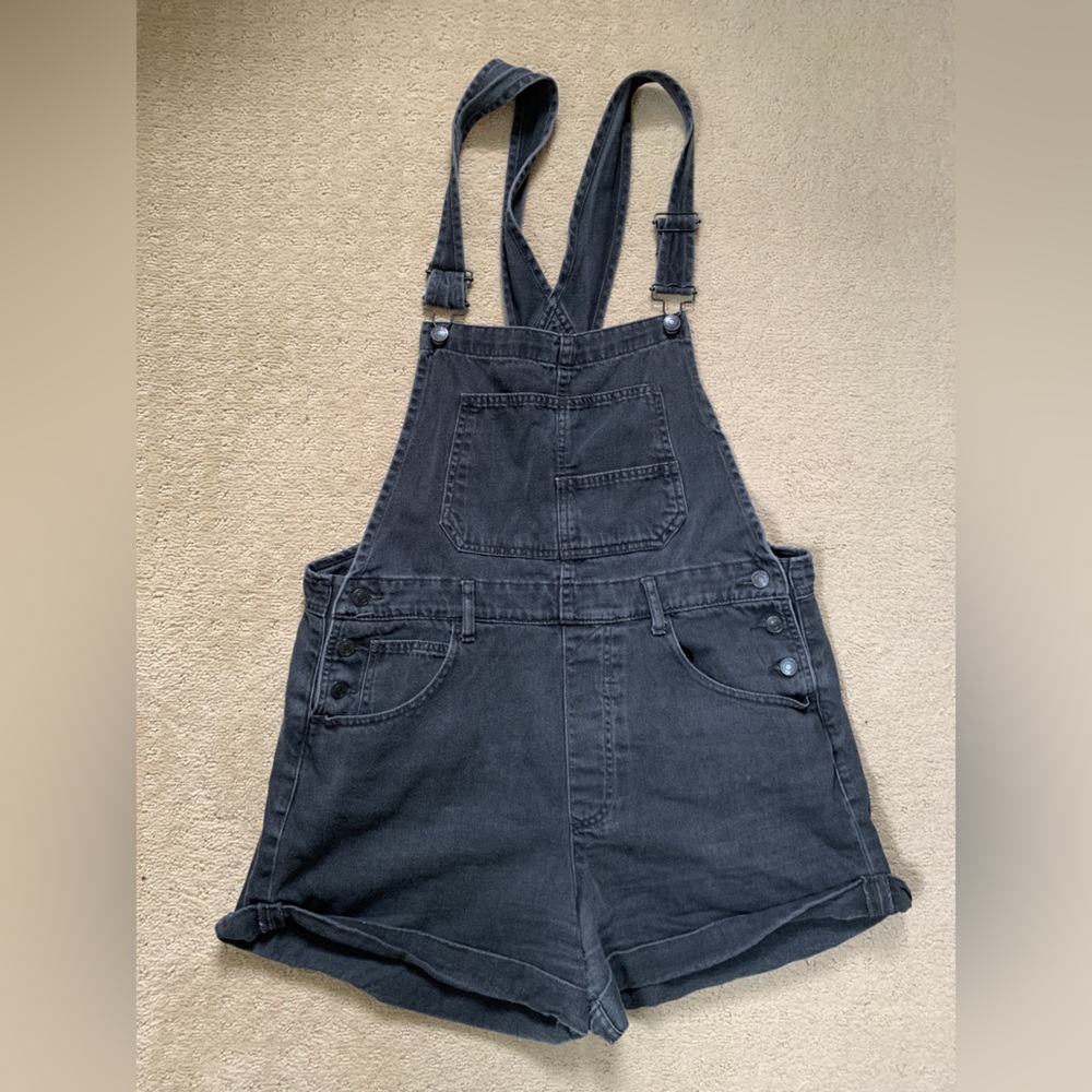 We the free black ziggy shortalls